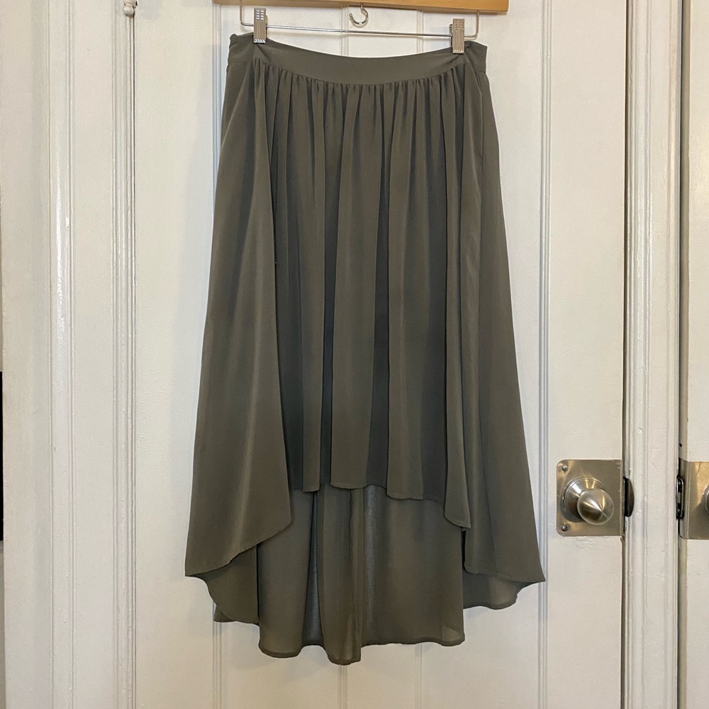 Wilster Sheer Hi-Low Skirt